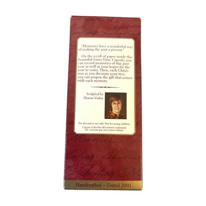 2001 Santa Time Capsule Hallmark Ornament (Santa Claus) QX2802 Image6