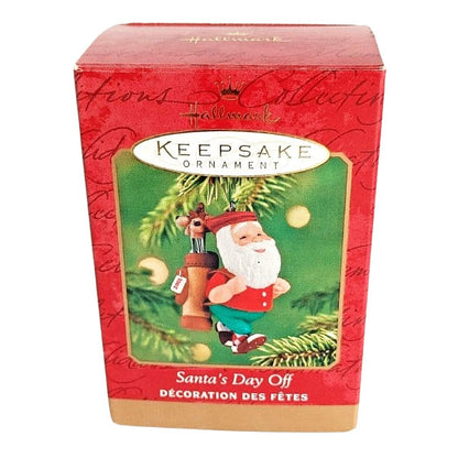 2001 Santa's Day Off Hallmark Ornament (Golf) QX2872