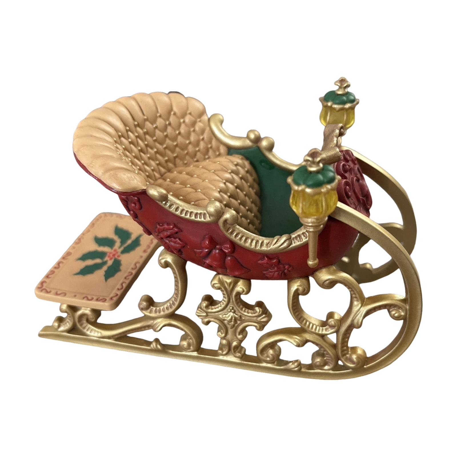 2001 Santa's Sleigh With Sack and Miniature Ornament Hallmark Ornament (The Night Before Christmas) QX8872 Image5