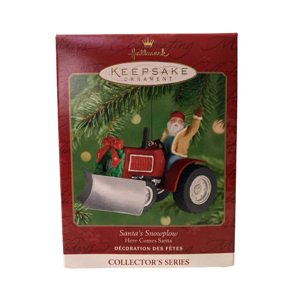 2001 Santa's Snowplow Hallmark Ornament (Here Comes Santa) QX8065