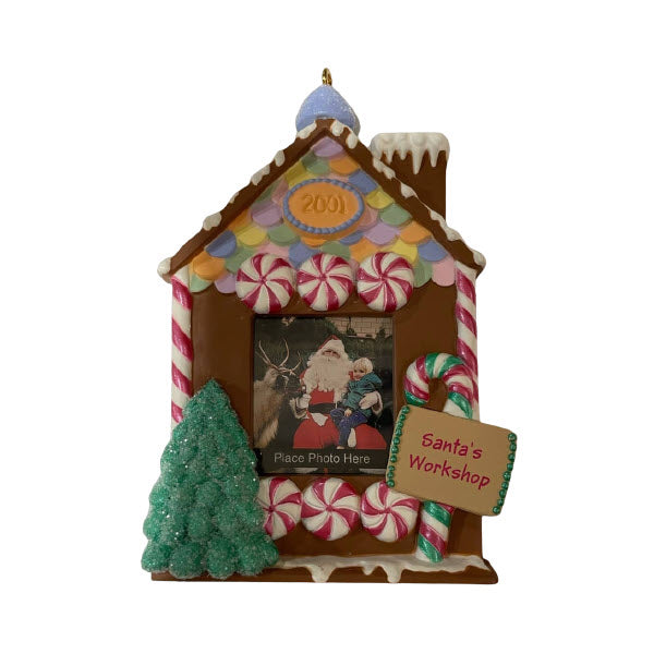 2001 Santa's Workshop Hallmark Ornament (Photo Holder) QX2812