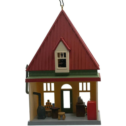 2001 Service Station Hallmark Ornament (Nostalgic Houses and Shops) QX8045