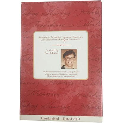 2001 Service Station Hallmark Ornament (Nostalgic Houses and Shops) QX8045