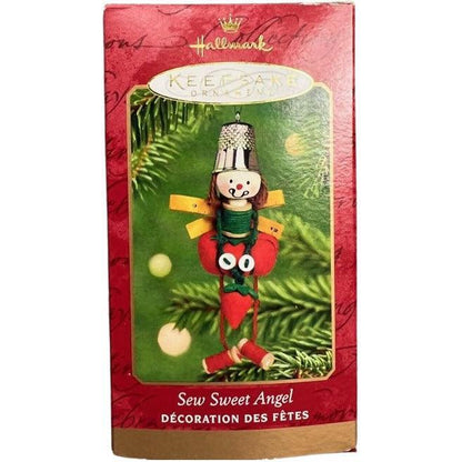 2001 Sew Sweet Angel Hallmark Ornament (Angels) QX2862
