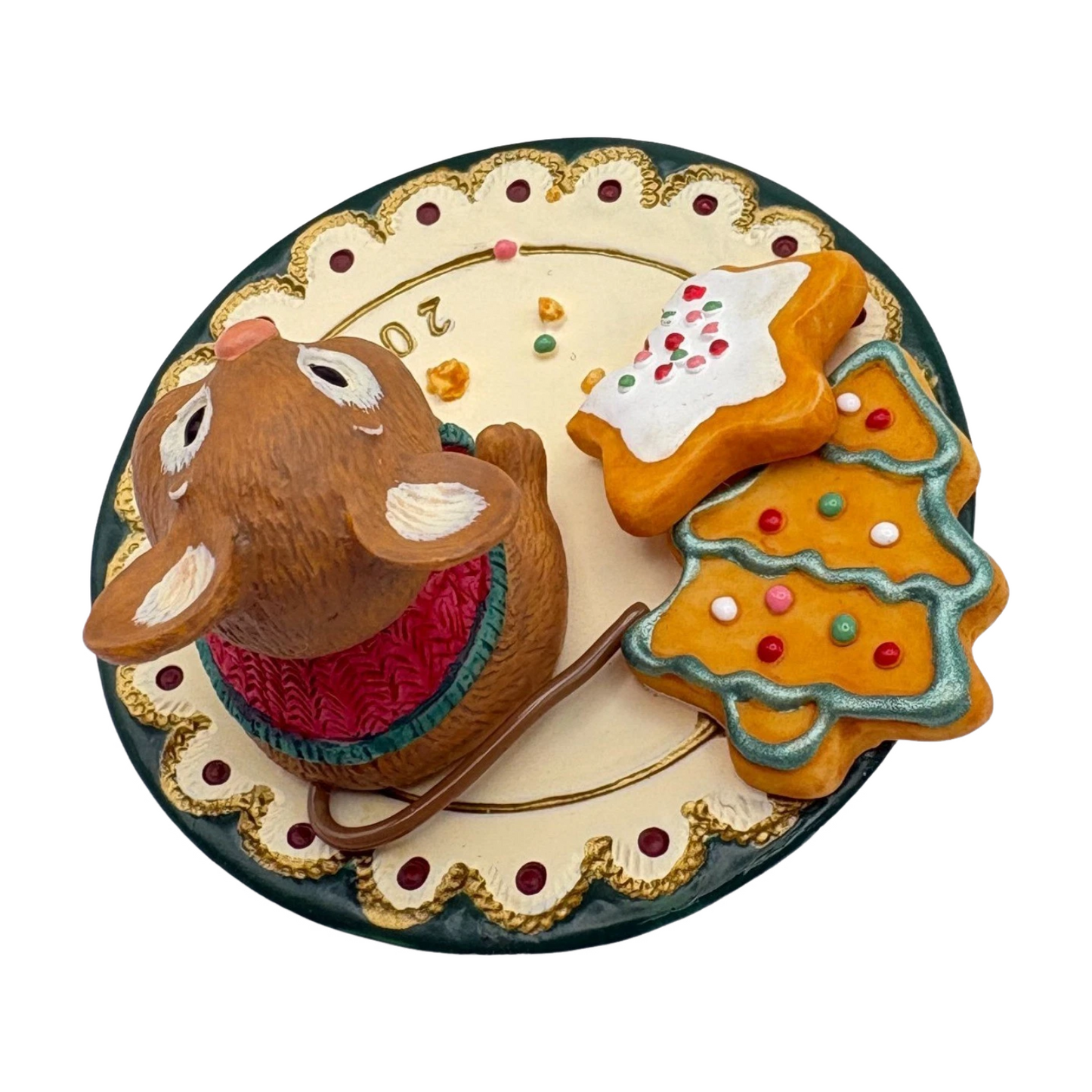 2001 Sharing Santa's Snacks Hallmark Ornament (Cooking for Christmas) QX8212 Image4