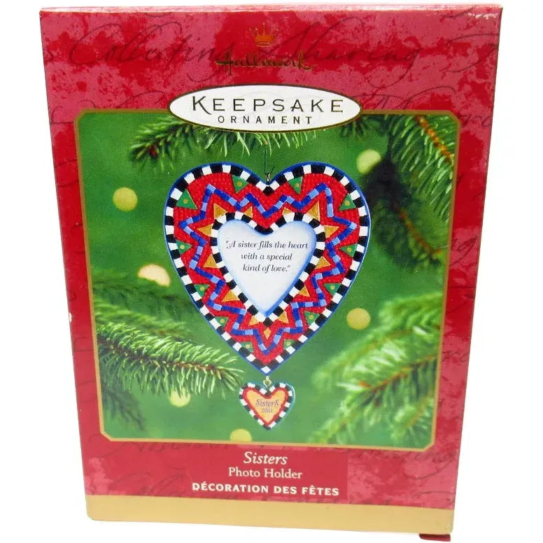 2001 Sisters Hallmark Ornament (Photo Holder) QX8455