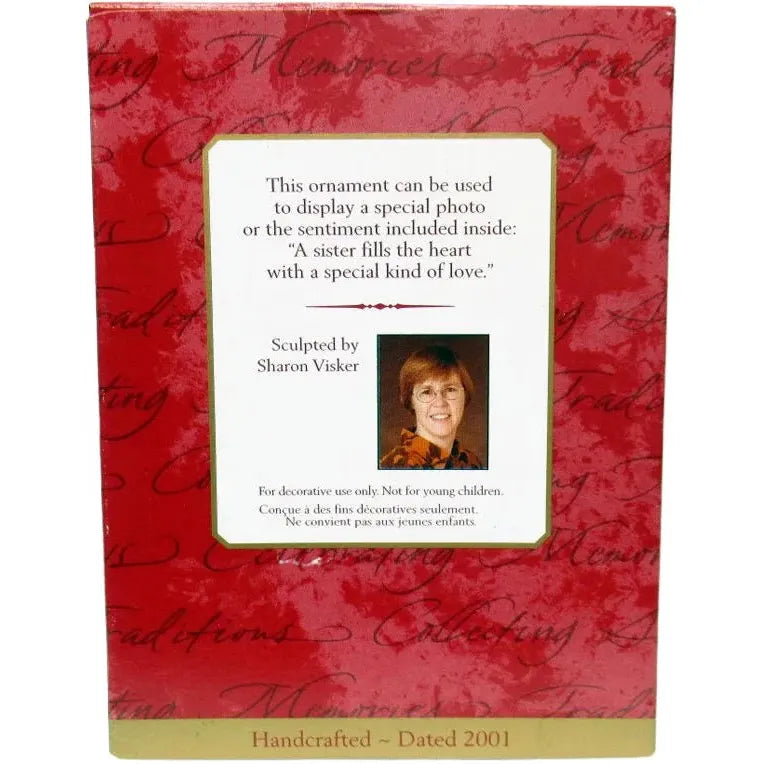 2001 Sisters Hallmark Ornament (Photo Holder) QX8455