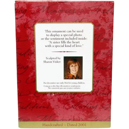 2001 Sisters Hallmark Ornament (Photo Holder) QX8455