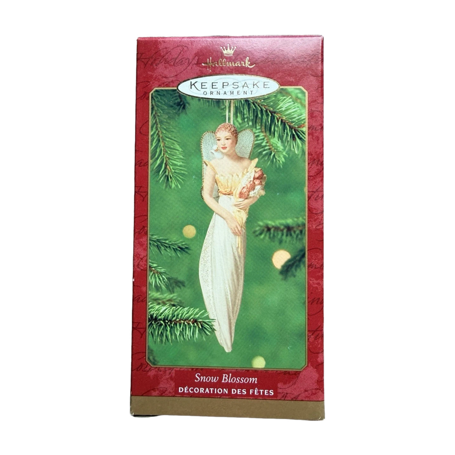 2001 Snow Blossom Hallmark Ornament (Angel) QX8494 Image2