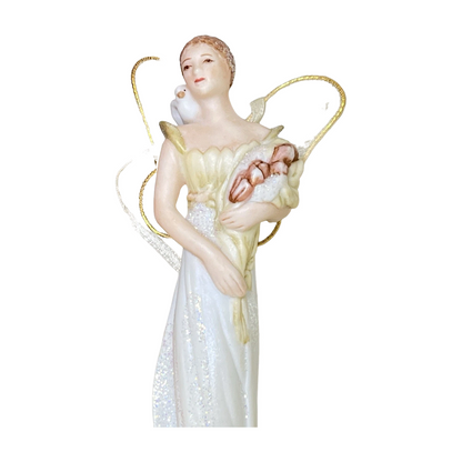 2001 Snow Blossom Hallmark Ornament (Angel) QX8494 Image3