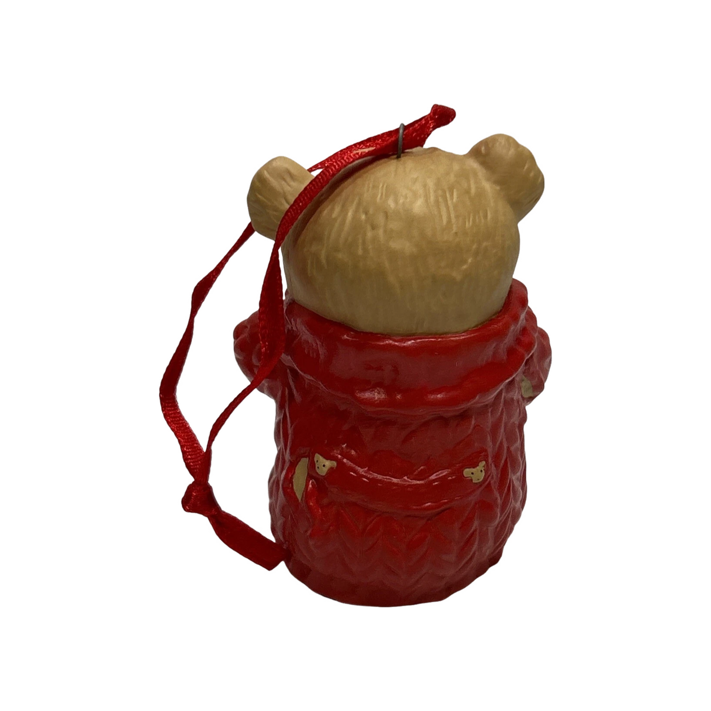2001 Snuggly Sugar Bear Bell Hallmark Ornament (Teddy Bear) QX8922 Image4