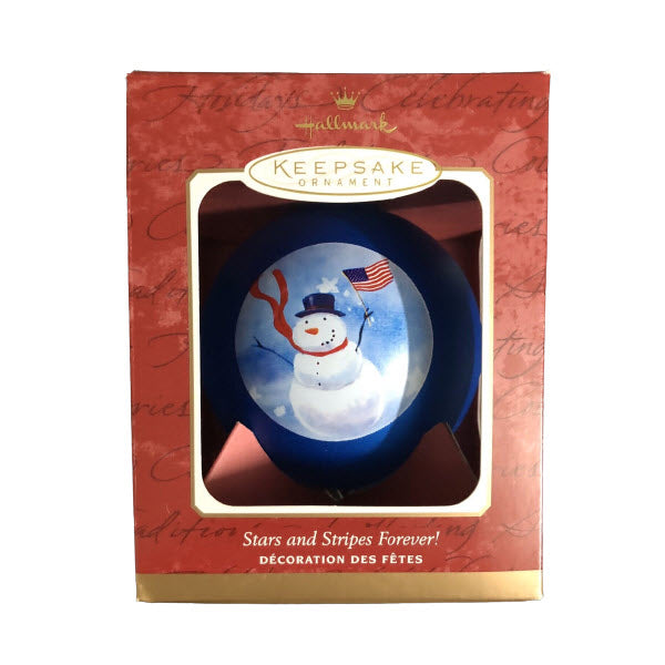 2001 Star and Stripes Forever! Hallmark Ornament (Ball) QHB2892