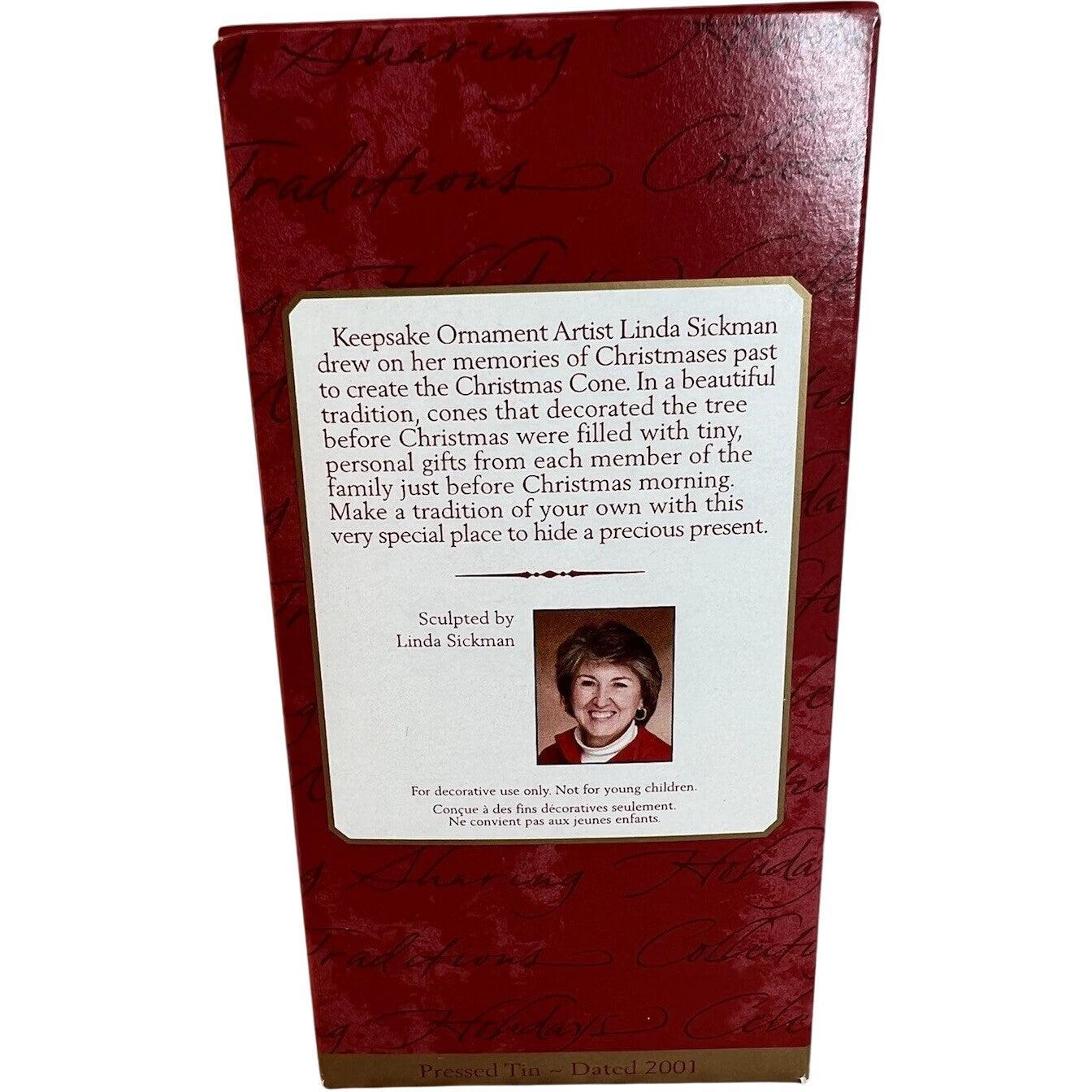 2001 The Christmas Cone Hallmark Ornament (Time Capsule) QX8875