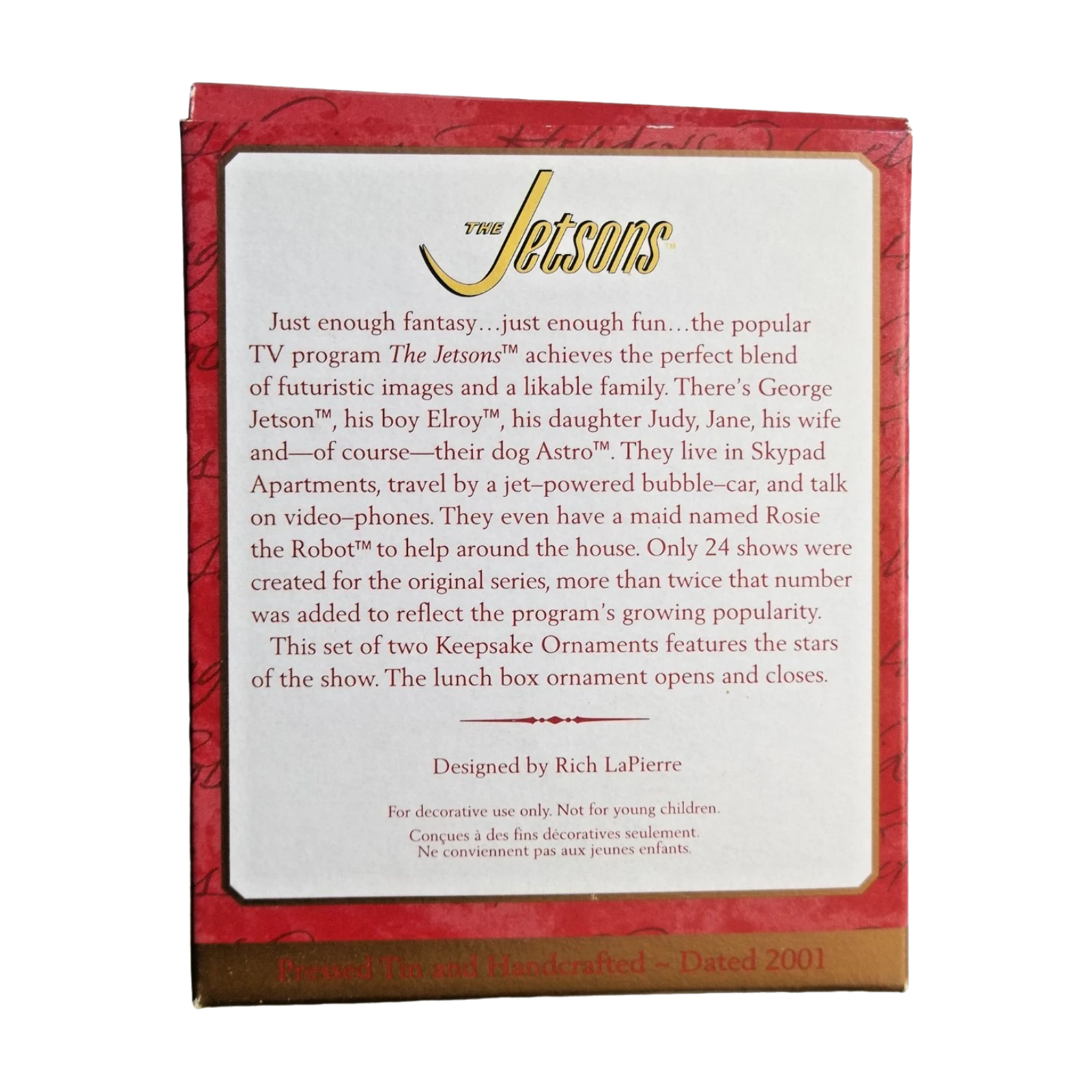 2001 The Jetsons Hallmark Ornament (Lunch Box) QX6312 Image8