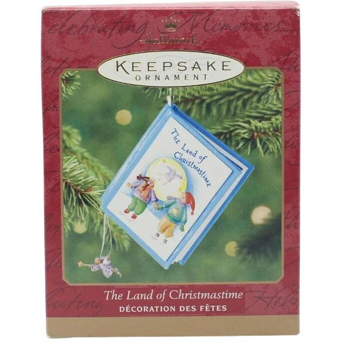2001 The Land of Christmastime Hallmark Ornament (Story Book) QX8282