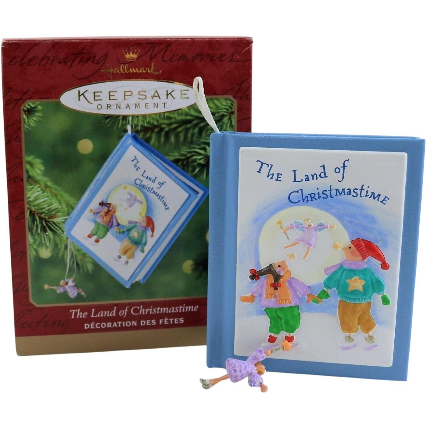 2001 The Land of Christmastime Hallmark Ornament (Story Book) QX8282
