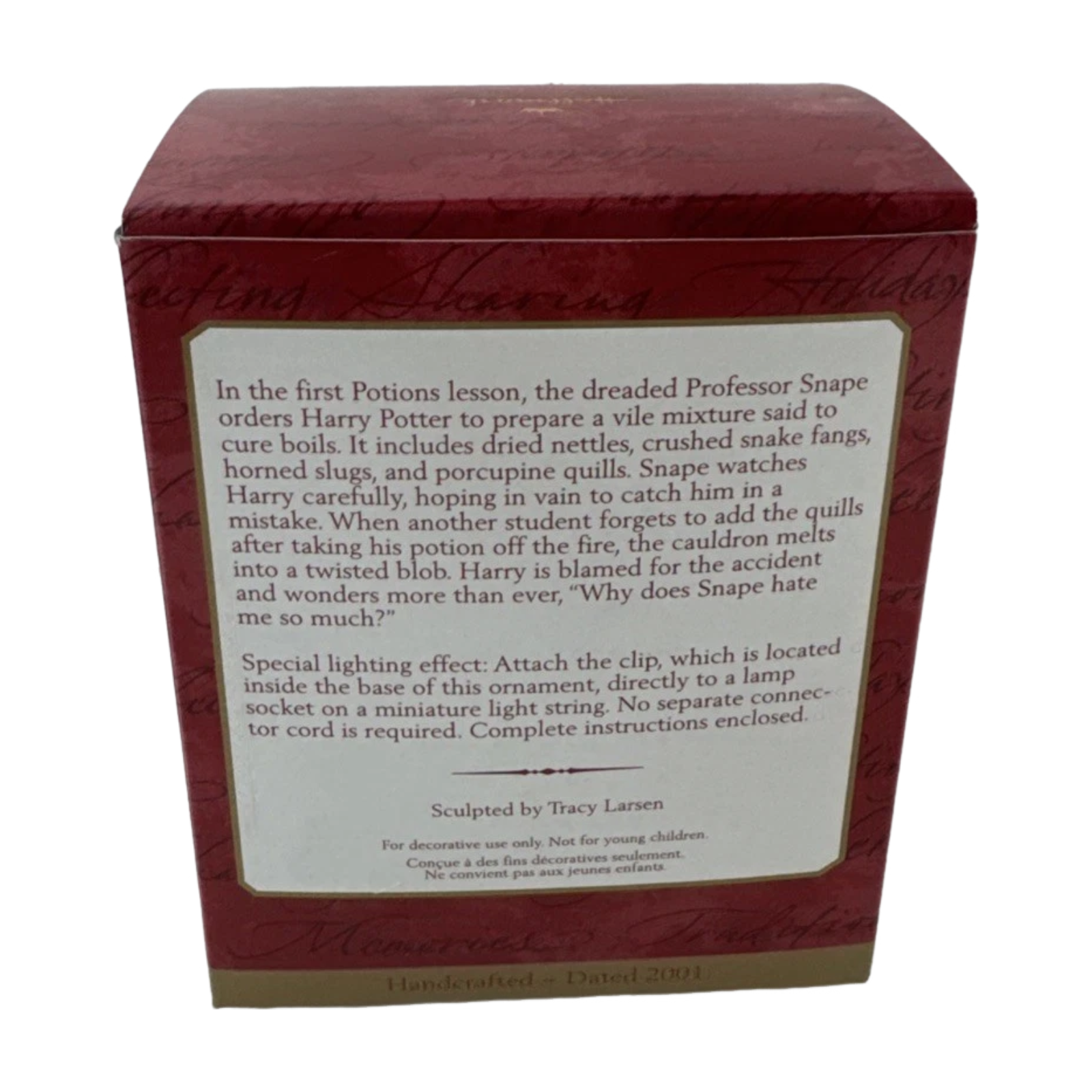 2001 The Potions Master Hallmark Ornament (Harry Potter) QXI8652 Image6