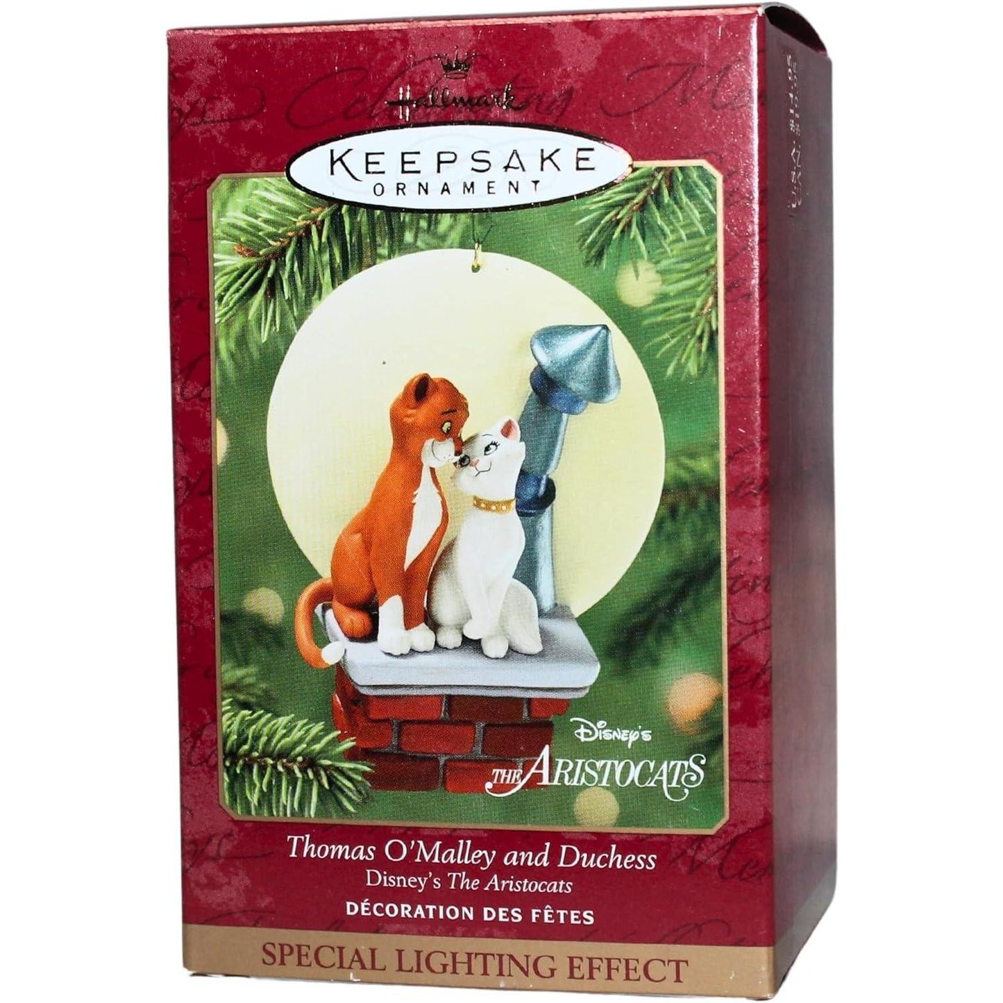 2001 Thomas O'Malley and Duchess Hallmark Ornament (The Aristocats) QXD4175