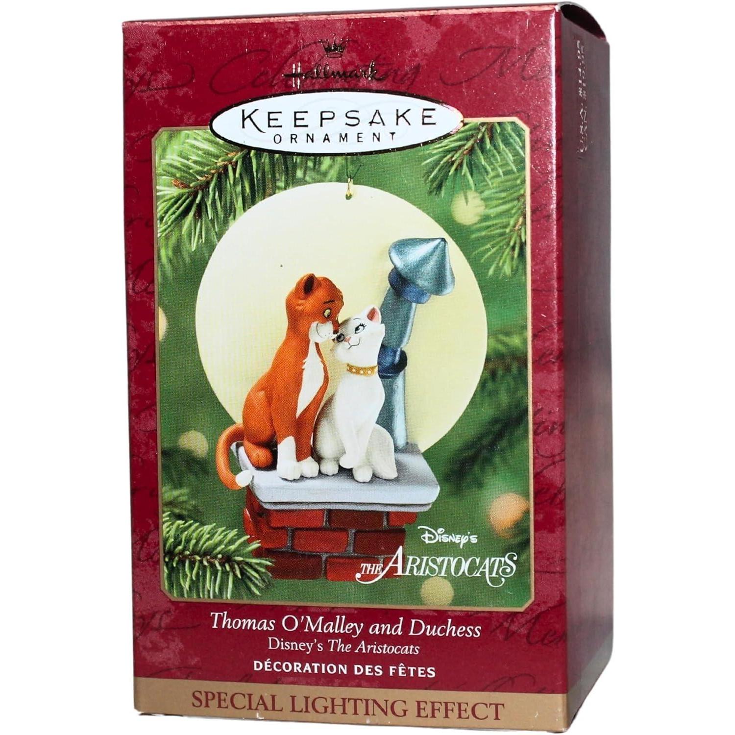 2001 Thomas O'Malley and Duchess Hallmark Ornament (The Aristocats) QXD4175