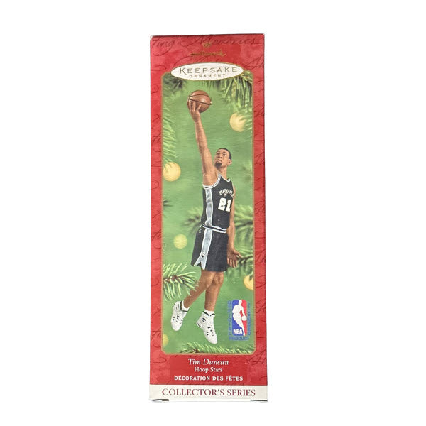 2001 Tim Duncan Hallmark Ornament (Hoop Stars) QXI5235