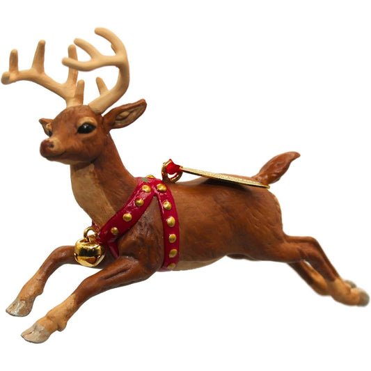 2001 Tiny Reindeer Hallmark Ornament (Twas The Night Before Christmas) QRP4492