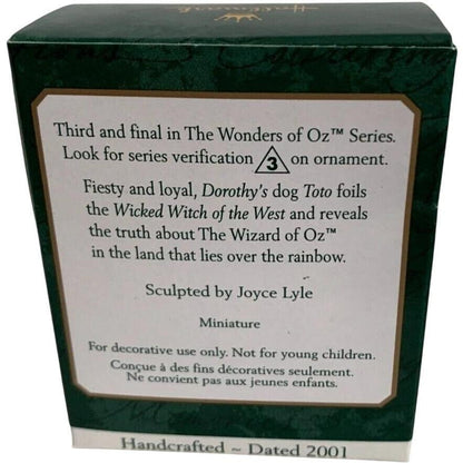 2001 Toto Hallmark Ornament (The Wizard of Oz) QXM5285