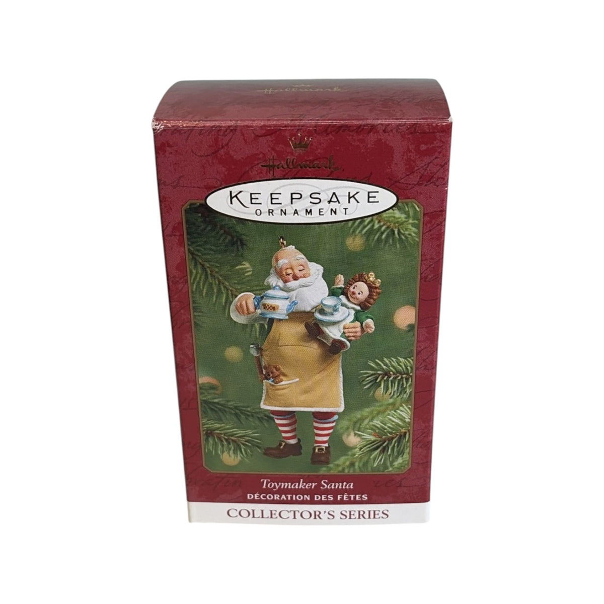 2001 Toymaker Santa Hallmark Ornament (Toymaker Santa) QX8032 Image2