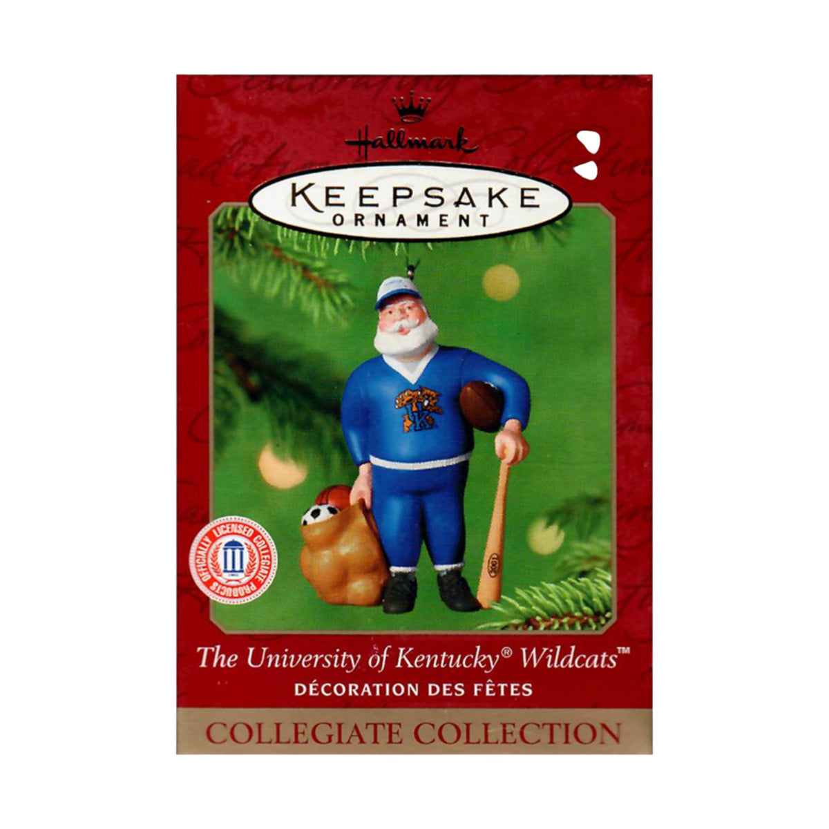 2001 University of Kentucky Wildcats (Collegiate Collection) Hallmark Ornament QSR2152 Image2