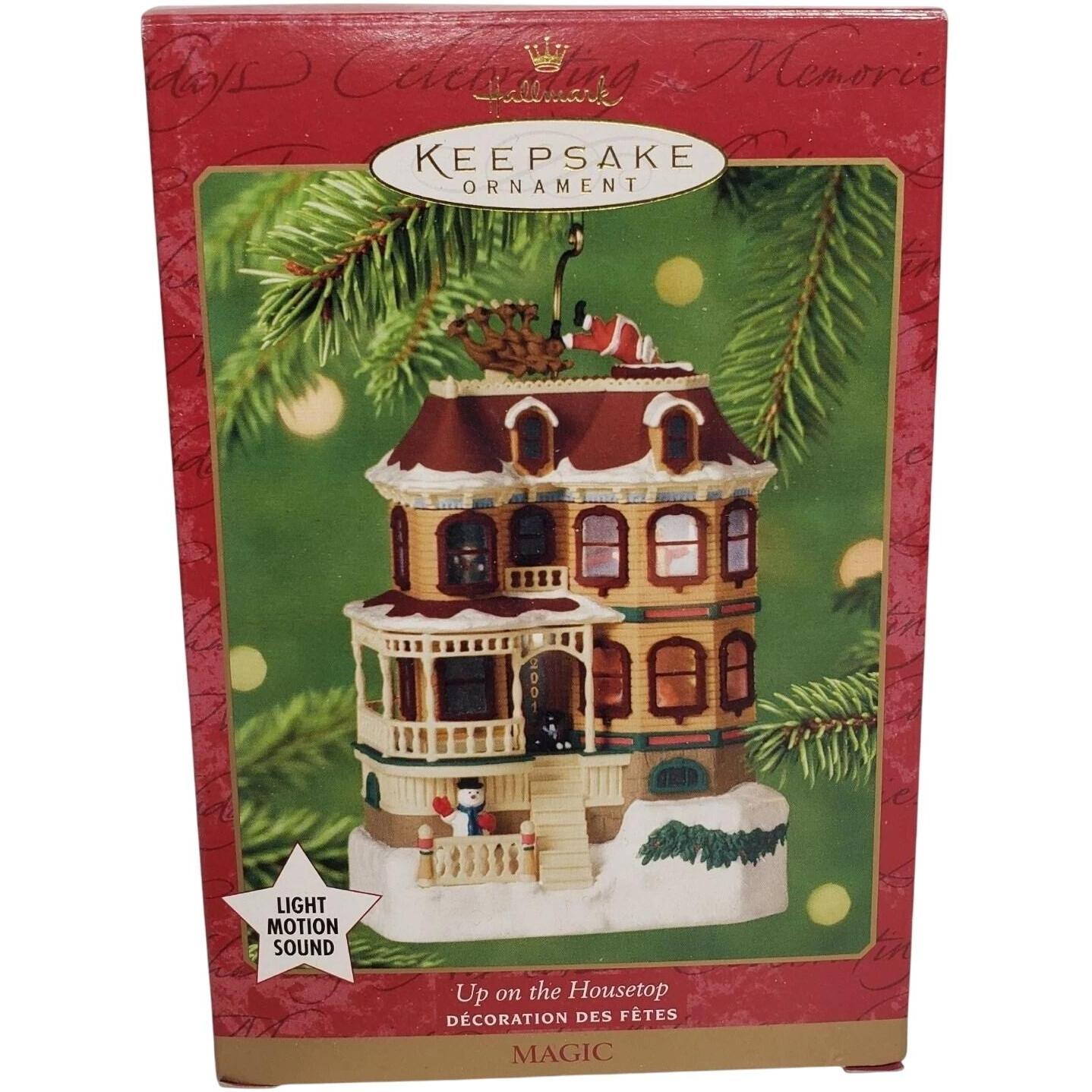 2001 Up on the Housetop Hallmark Ornament (Up on the Housetop) QLX7575