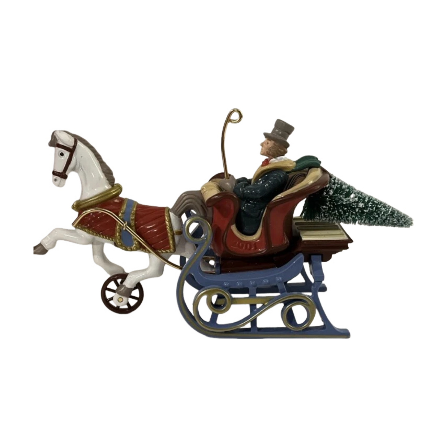 2001 Victorian Sleigh Hallmark Ornament (Sleigh) QX8855 Image1