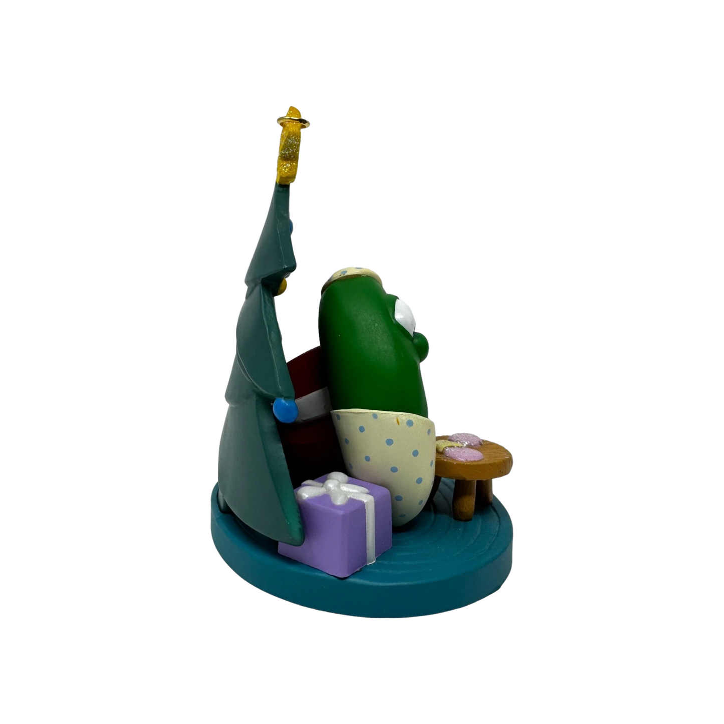 2001 Waiting for Santa Hallmark Ornament (VeggieTales) QXI6932 Image3