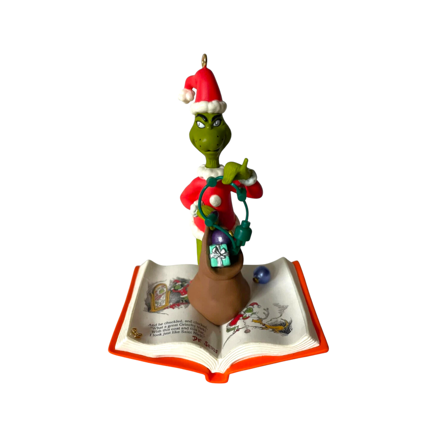 2001 What a Grinchy Trick! Hallmark Ornament (The Grinch) QXI6405