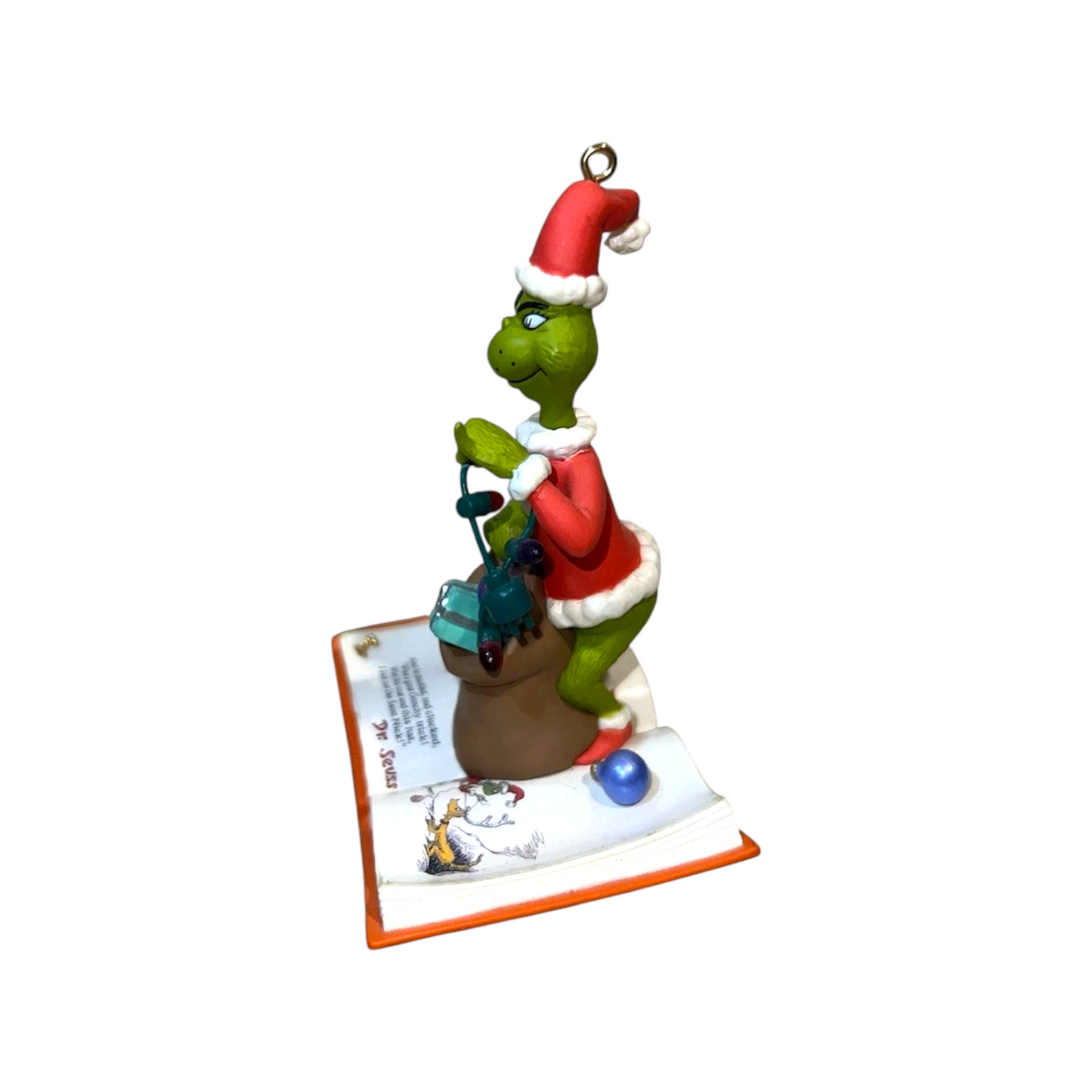2001 What a Grinchy Trick! Hallmark Ornament (The Grinch) QXI6405