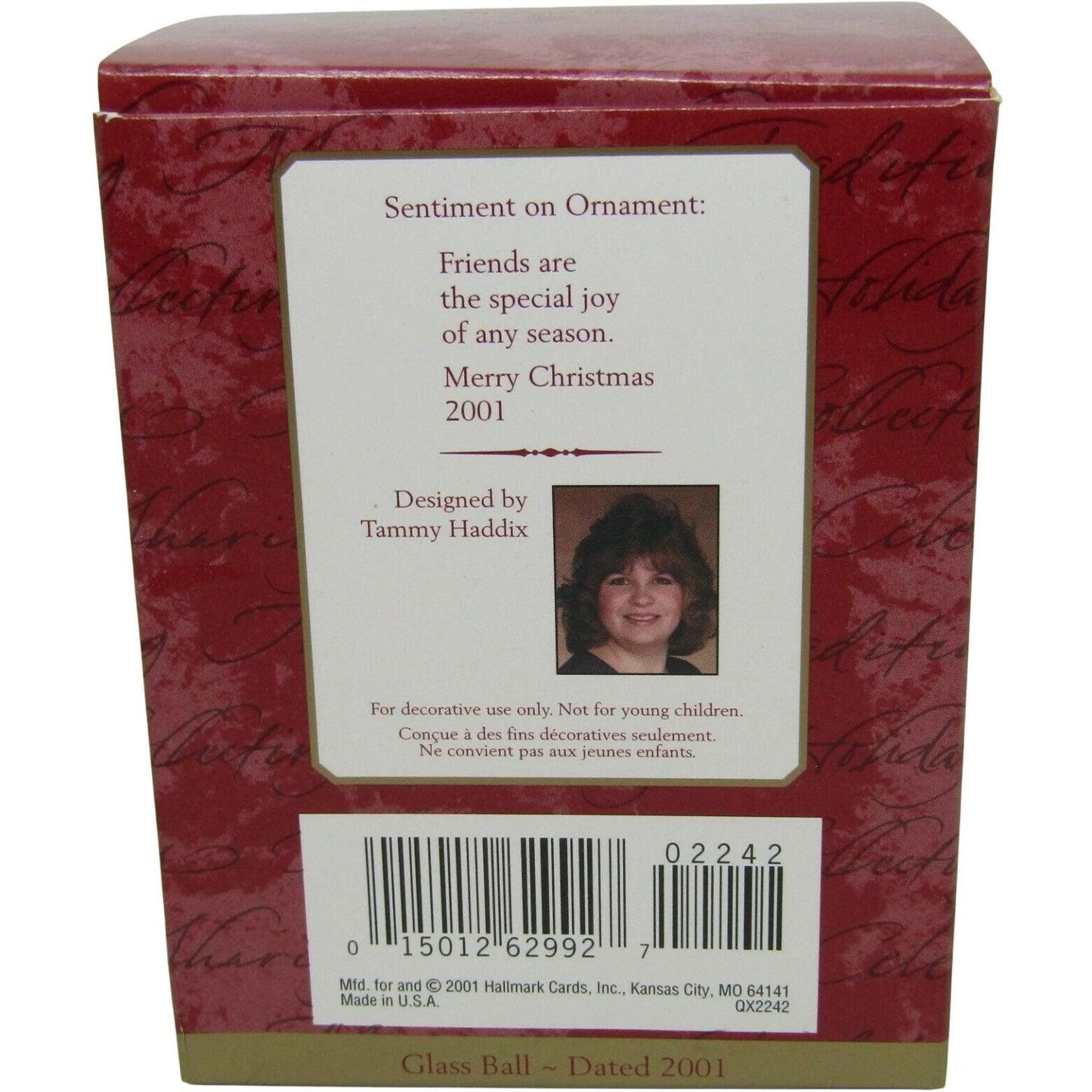 2001 Winter Friends Hallmark Ornament (Ball) QX2242
