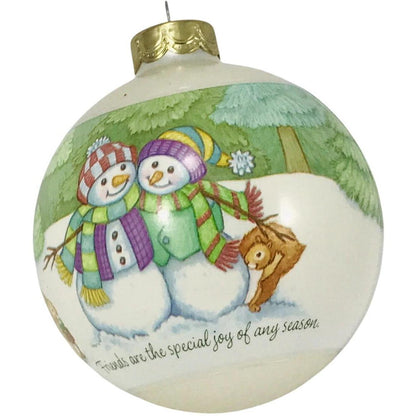 2001 Winter Friends Hallmark Ornament (Ball) QX2242
