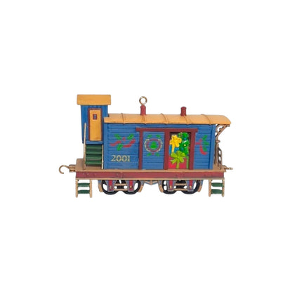 2001 Wonderland Express Train Boxcar (Wonderland Express) Carlton Cards Heirloom Ornament CXOR-100E Image1