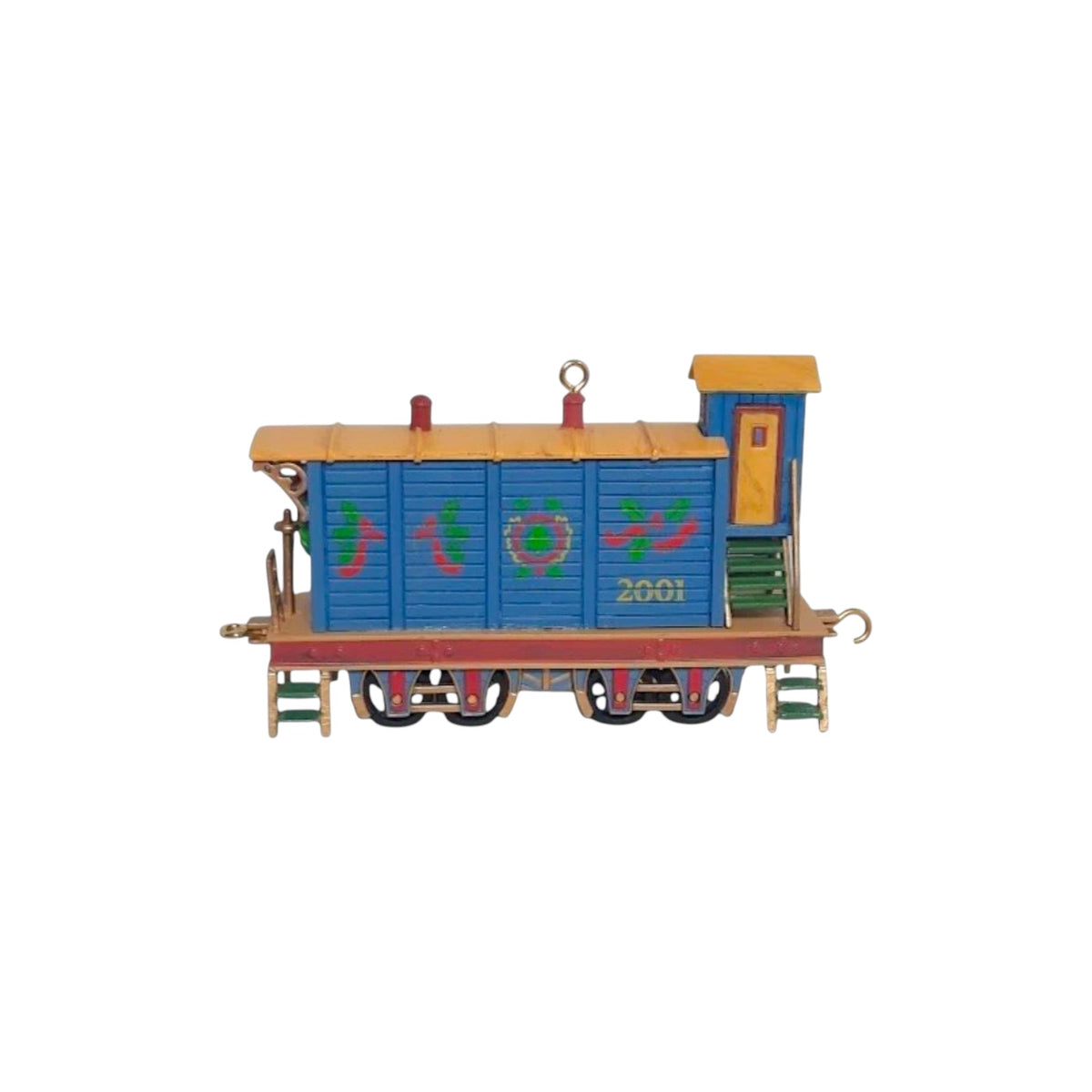 2001 Wonderland Express Train Boxcar (Wonderland Express) Carlton Cards Heirloom Ornament CXOR-100E Image3