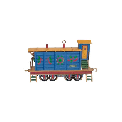 2001 Wonderland Express Train Boxcar (Wonderland Express) Carlton Cards Heirloom Ornament CXOR-100E Image3