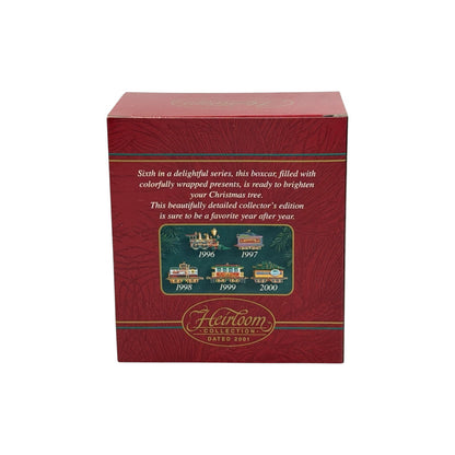 2001 Wonderland Express Train Boxcar (Wonderland Express) Carlton Cards Heirloom Ornament CXOR-100E Image4