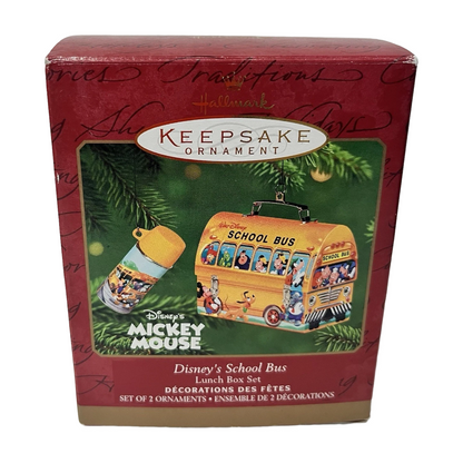 2001Disney's School Bus Lunch Box Hallmark Ornament (Mickey Mouse & Friends) QXD4115 Image2