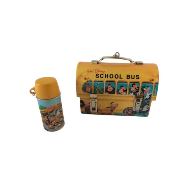 2001Disney's School Bus Lunch Box Hallmark Ornament (Mickey Mouse & Friends) QXD4115