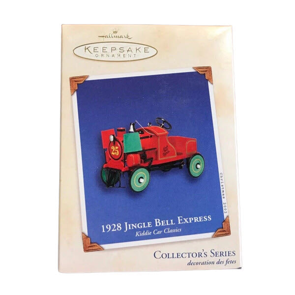 2002 1928 Jingle Bells Express Hallmark Ornament (Kiddie Car Classics) QX8076