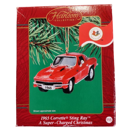 2002 1965 Corvette Sting Ray Carlton Cards Ornaments (Vehicle) CXOR-141T