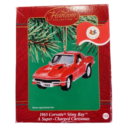 2002 1965 Corvette Sting Ray Carlton Cards Ornaments (Vehicle) CXOR-141T