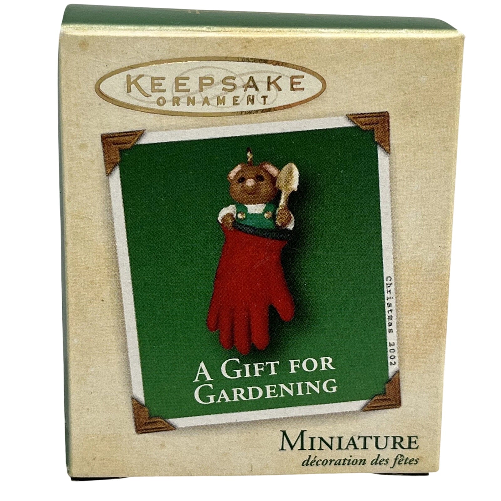 2002 A Gift for Gardening Hallmark Ornament (Teddy Bear) QXM4463