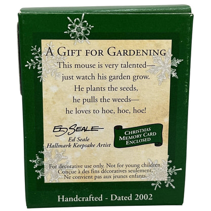 2002 A Gift for Gardening Hallmark Ornament (Teddy Bear) QXM4463