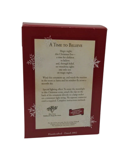 2002 A Time to Believe Hallmark Ornament (Christmas Window) QX8506