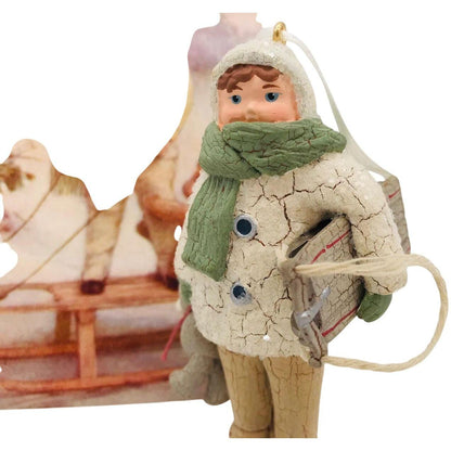 2002 A Winter's Ride Hallmark Ornament (Memories of Christmas) QP1416