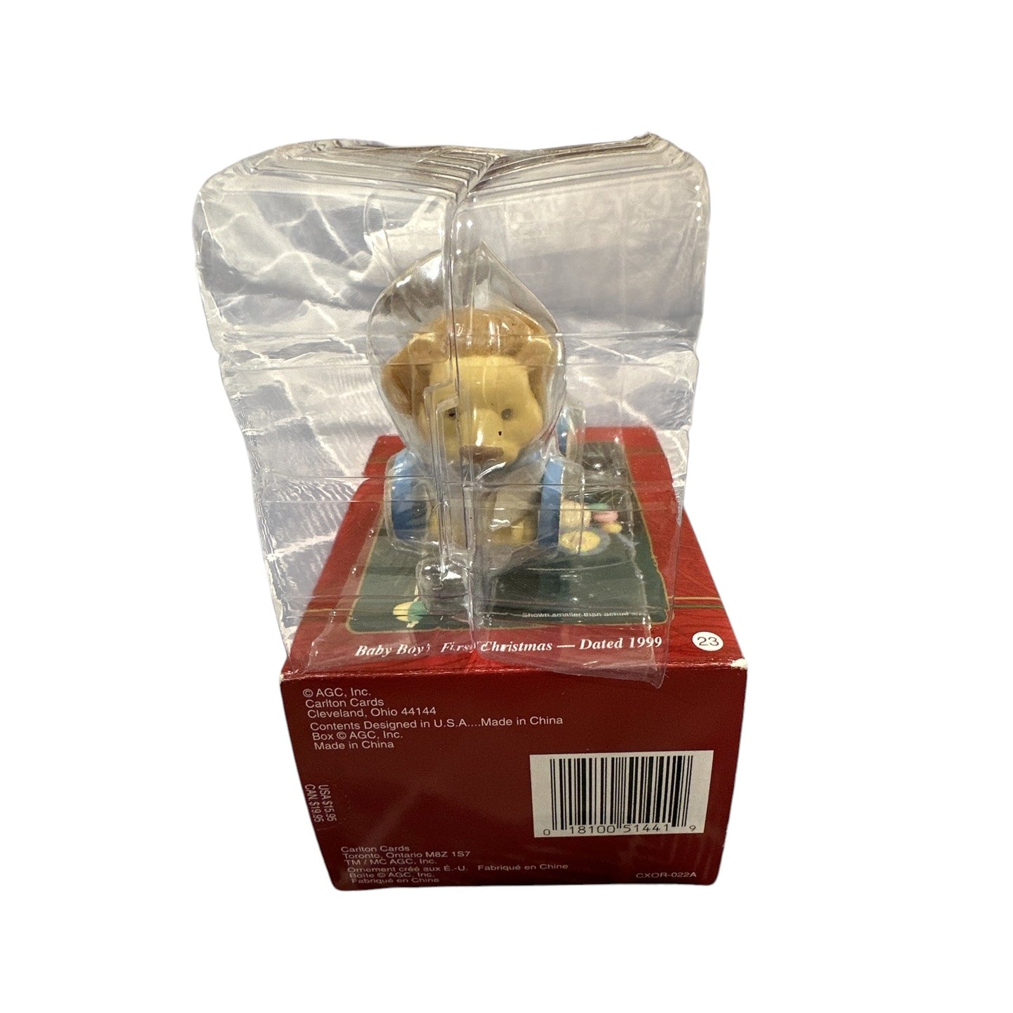 2002 Baby Boy's First Christmas Carlton Cards Ornaments (Baby's First Christmas) CXOR-019G