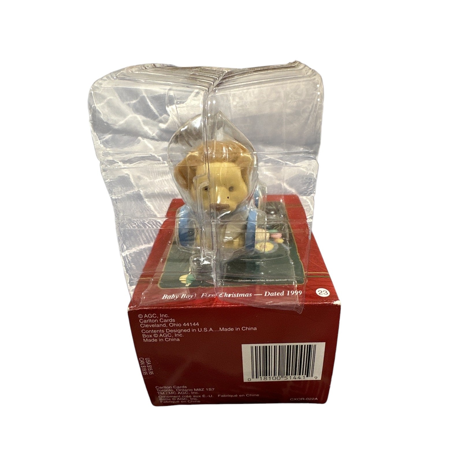 2002 Baby Boy's First Christmas Carlton Cards Ornaments (Baby's First Christmas) CXOR-019G